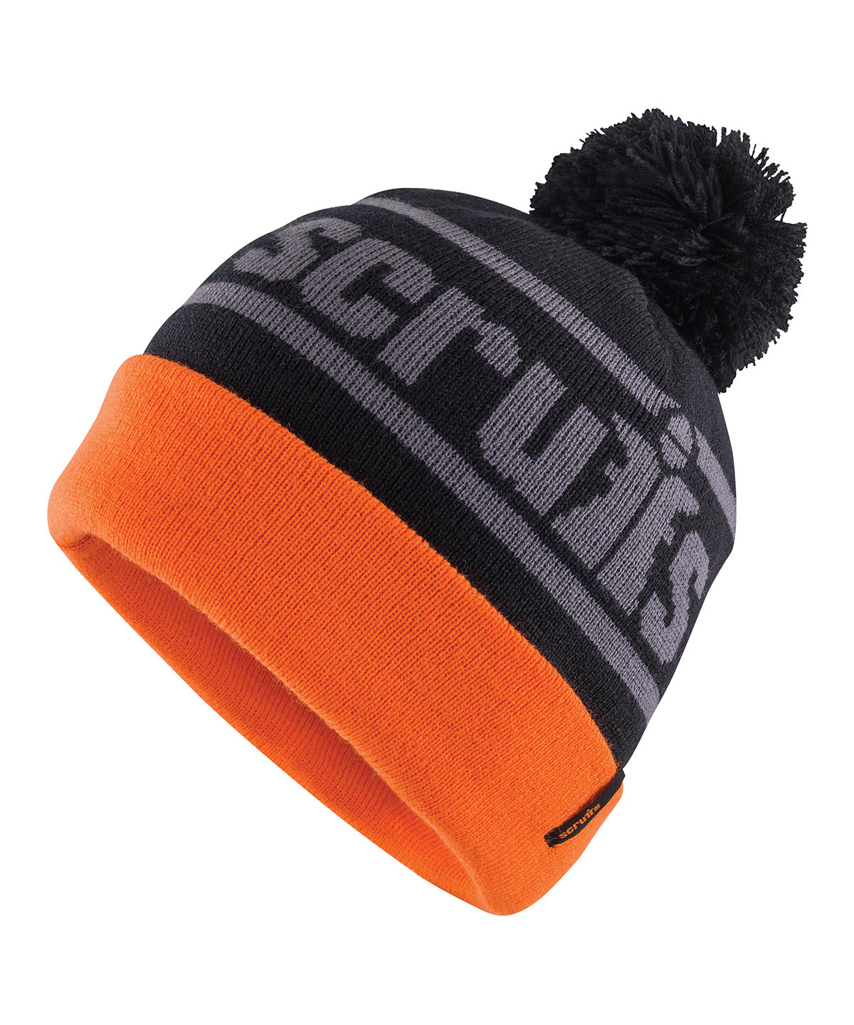 Húfa Scruffs SH023 – Black/Orange – One size