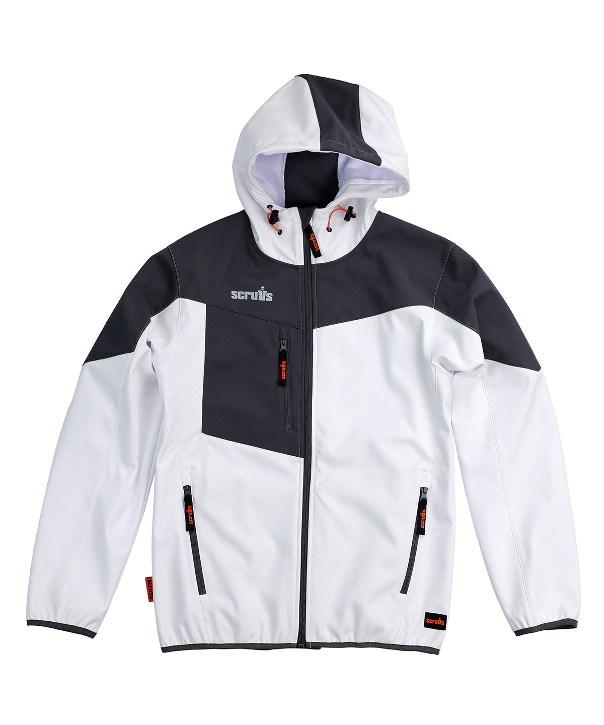 Softshell-jakki Scruffs SH058 – White/Graphite – 2XL