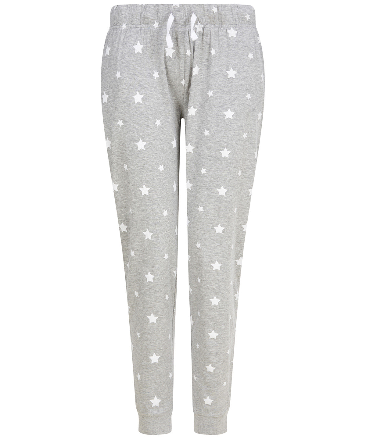 Þægindabuxur SF SK085 – Heather Grey/White Stars – 2XL