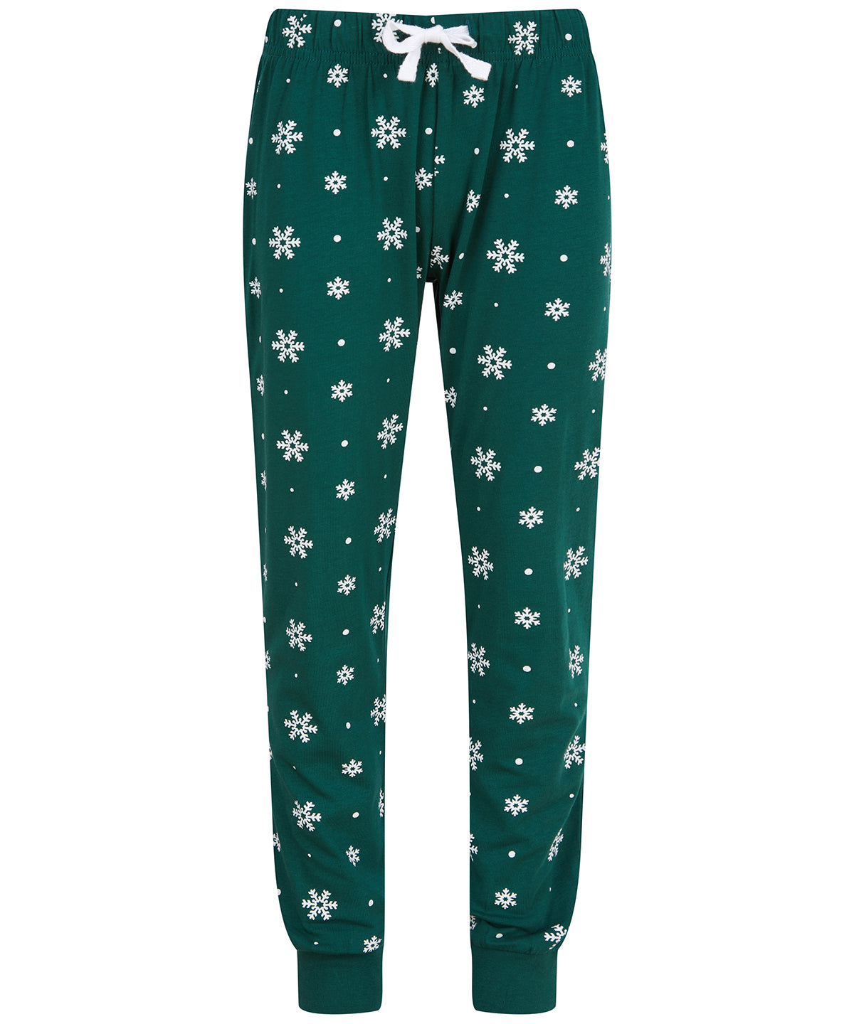 Þægindabuxur SF SM085 – Bottle/White Snowflakes – 13 Years