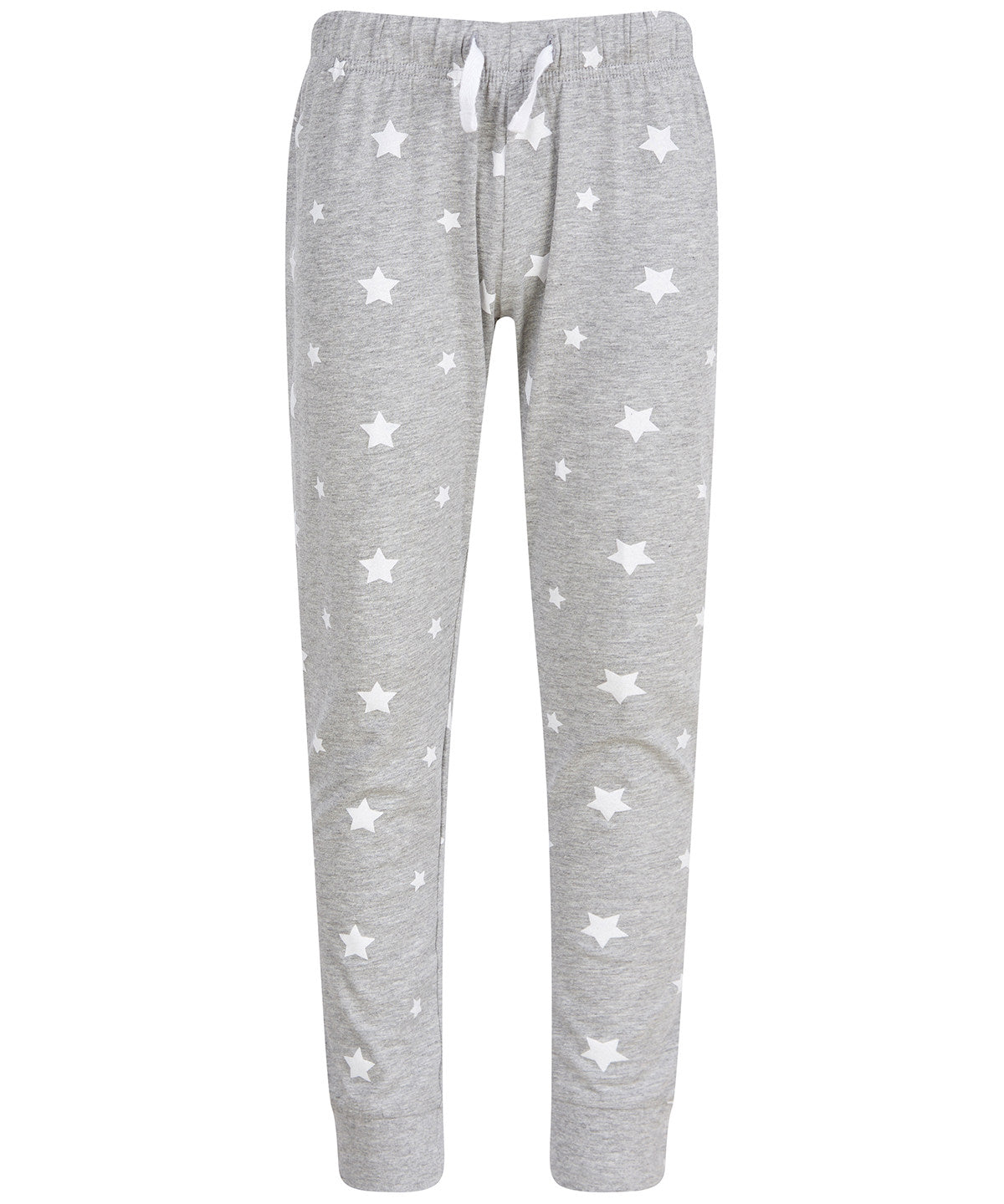 Þægindabuxur SF SM085 – Heather Grey/White Stars – 13 Years