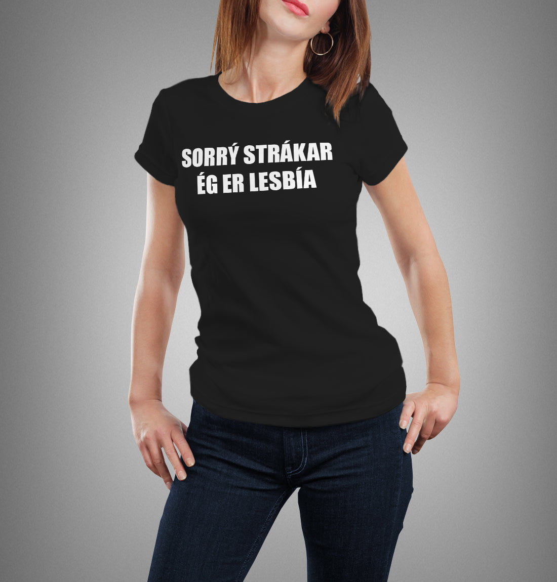 SORRY STRÁKAR ÉG ER LESSBÍA - stuttermabolur