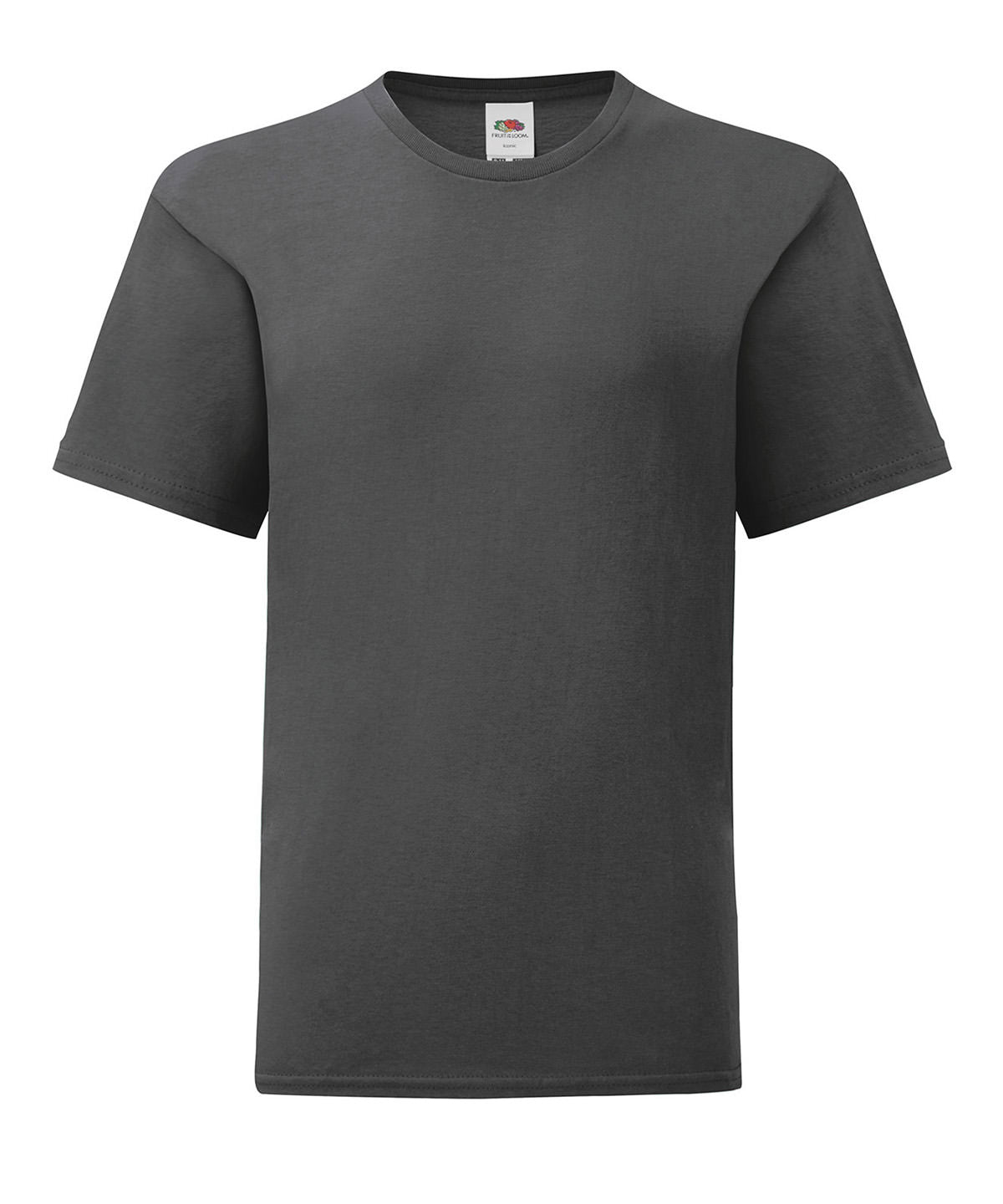 Stuttermabolur Fruit of the Loom SS023 – Light Graphite – 14/15 Years
