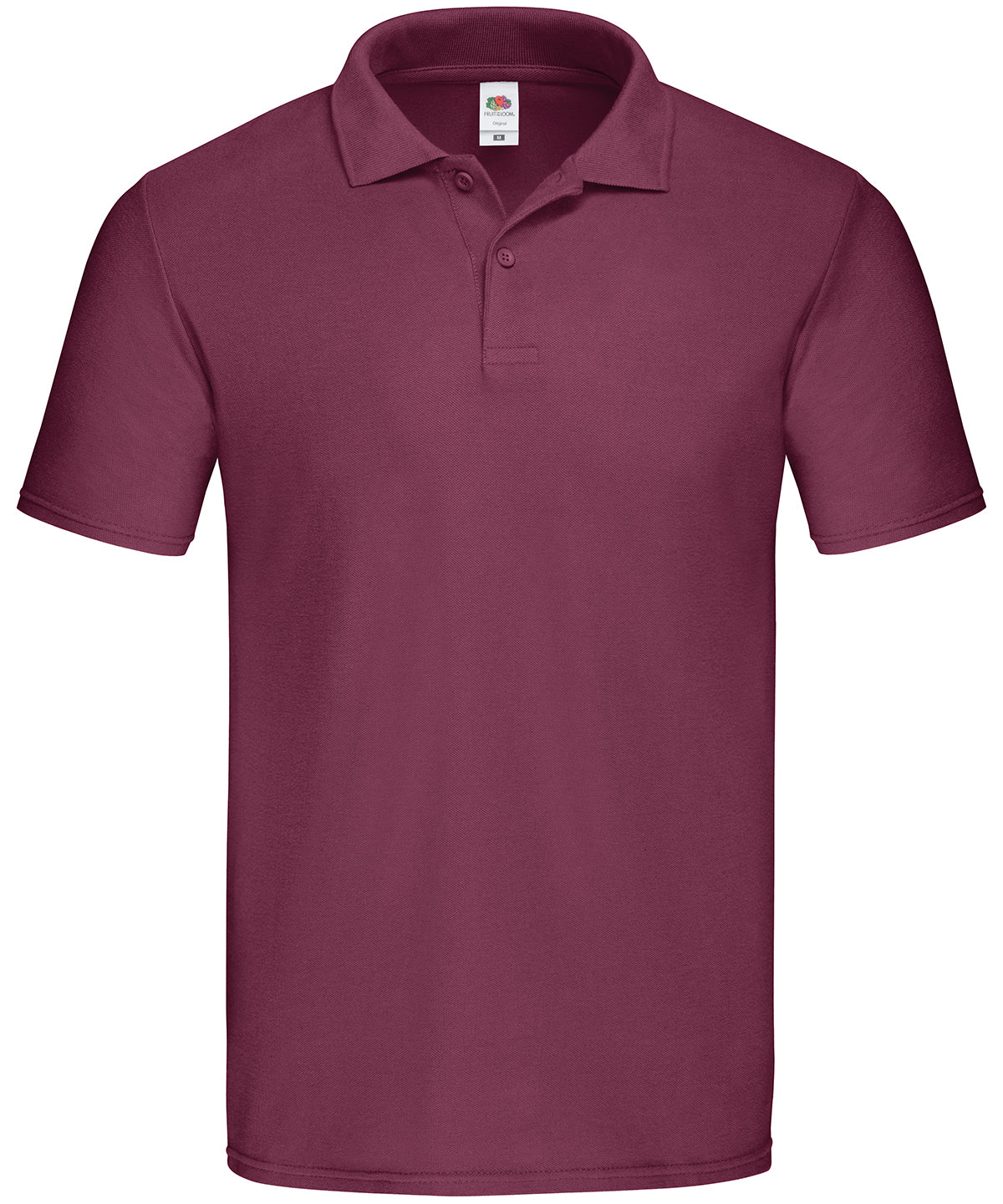 Pólóbolur Fruit of the Loom SS029 – Vínrauður – 3XL