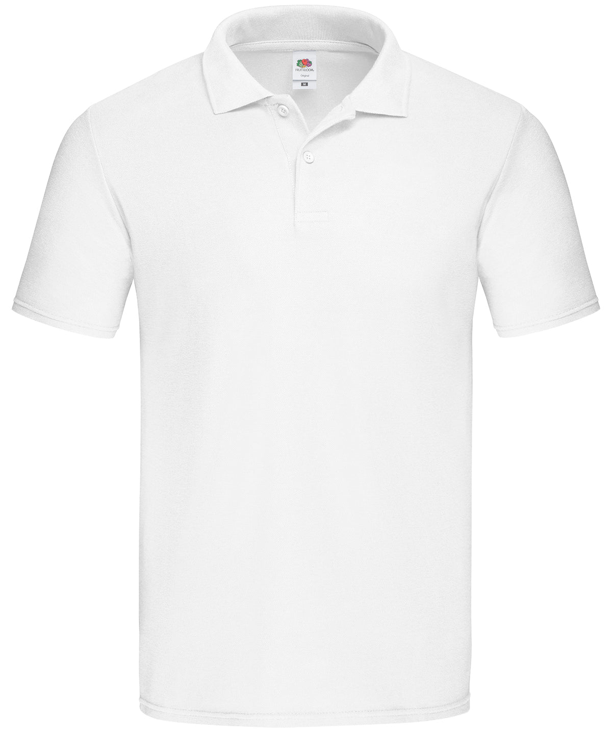 Pólóbolur Fruit of the Loom SS029 – Hvítur – 3XL