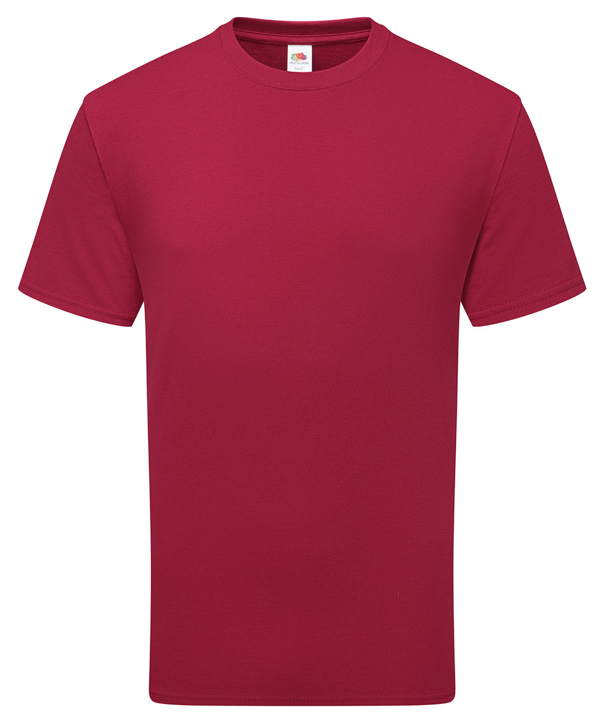 Stuttermabolur Fruit of the Loom SS035 – Cranberry – 3XL