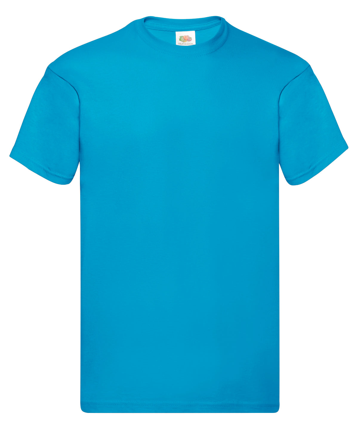 Stuttermabolur Fruit of the Loom SS048 – Azure Blue – 3XL