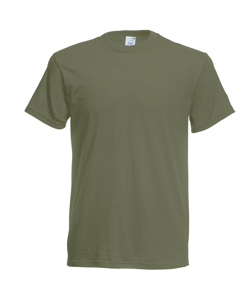 Stuttermabolur Fruit of the Loom SS048 – Classic Olive – 3XL