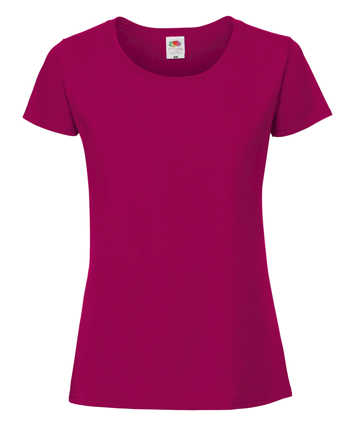 Stuttermabolur Fruit of the Loom SS424 – Cranberry – 2XL