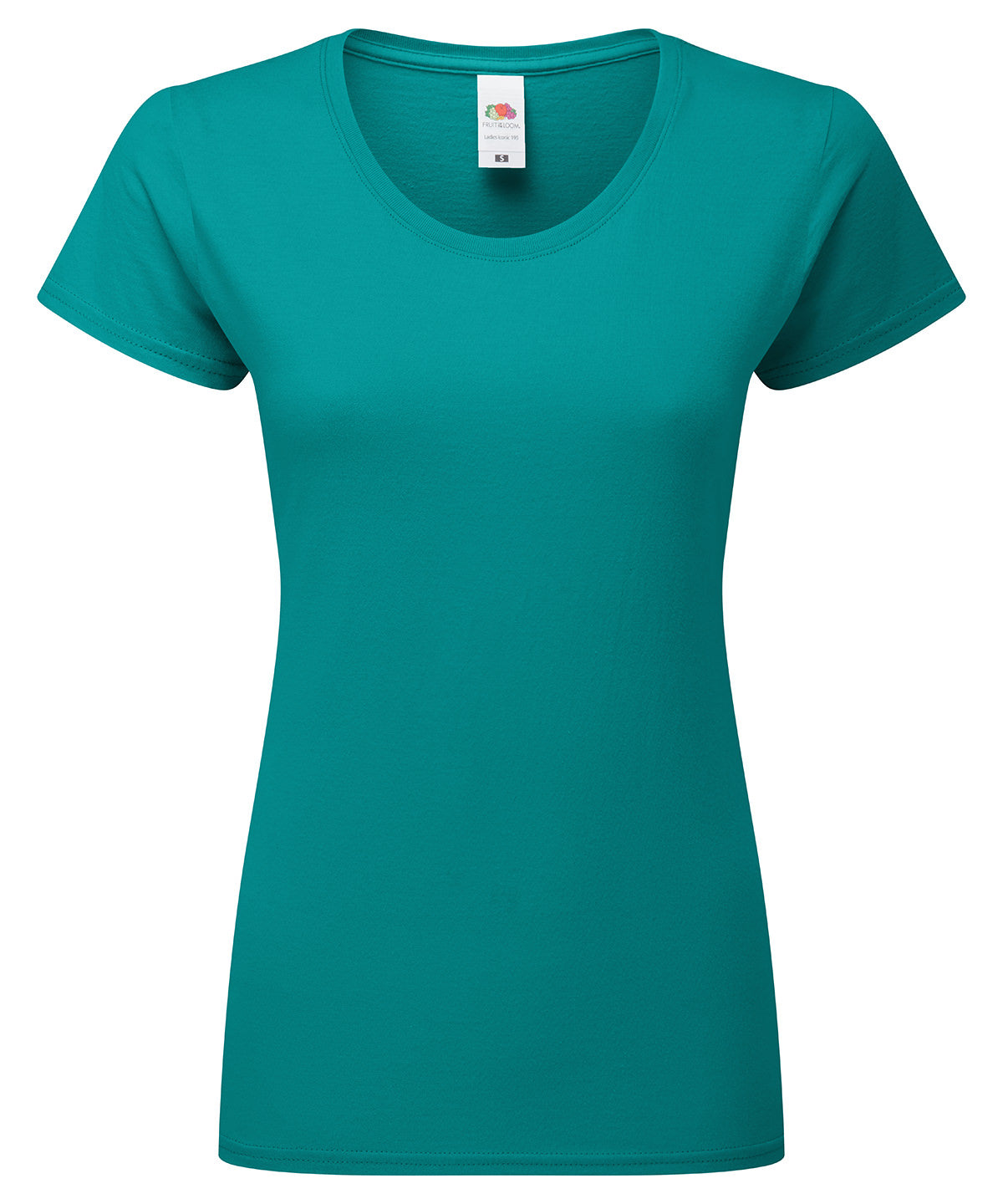 Stuttermabolur Fruit of the Loom SS424 – Ocean Teal – 2XL