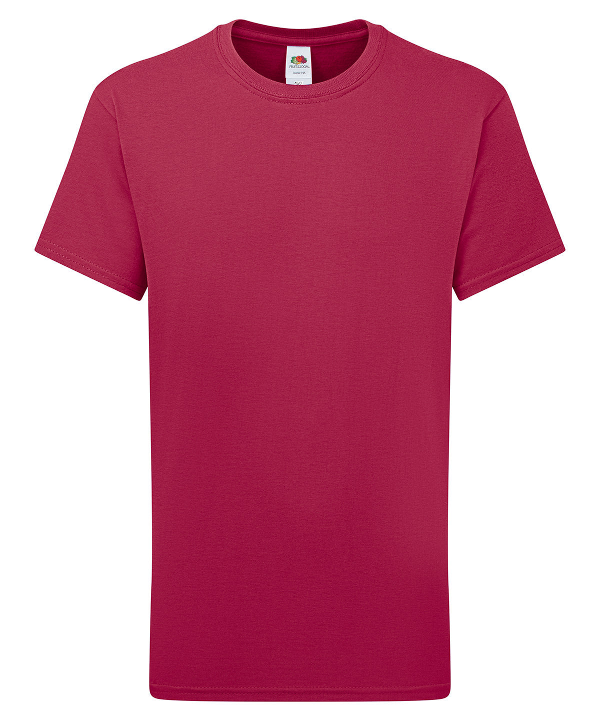 Stuttermabolur Fruit of the Loom SS436 – Cranberry – 14/15 Years