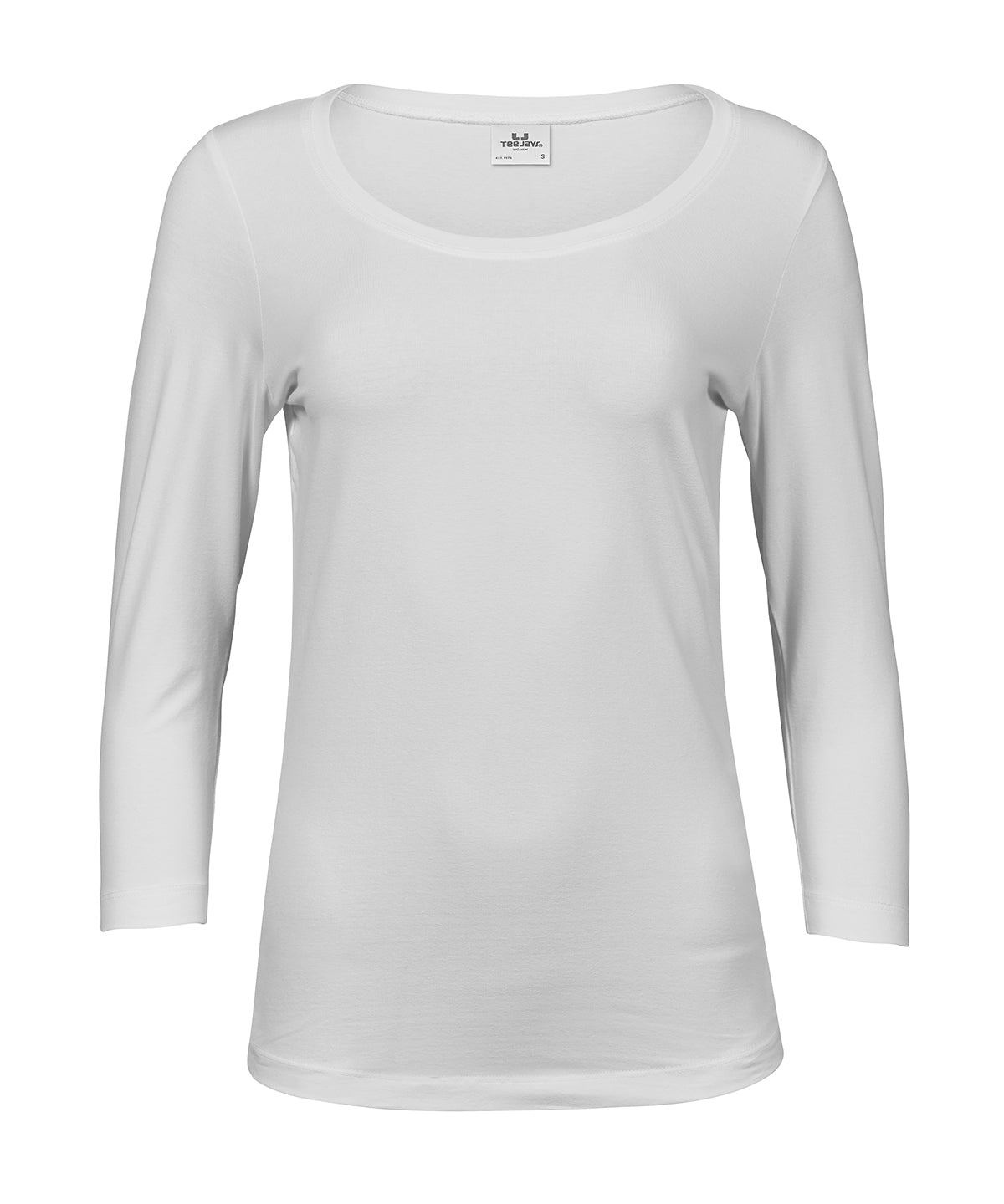 Stuttermabolur Tee Jays TJ025 – Hvítur – 3XL
