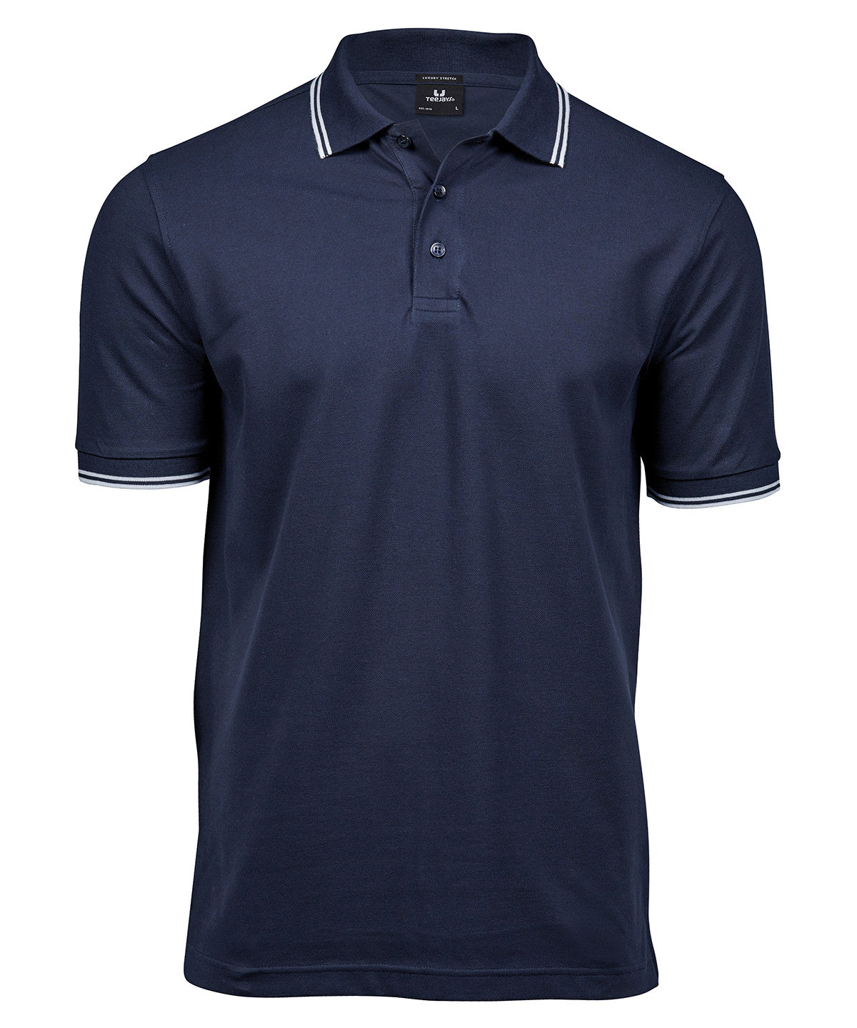 Pólóbolur Tee Jays TJ032 – Navy/White – 3XL