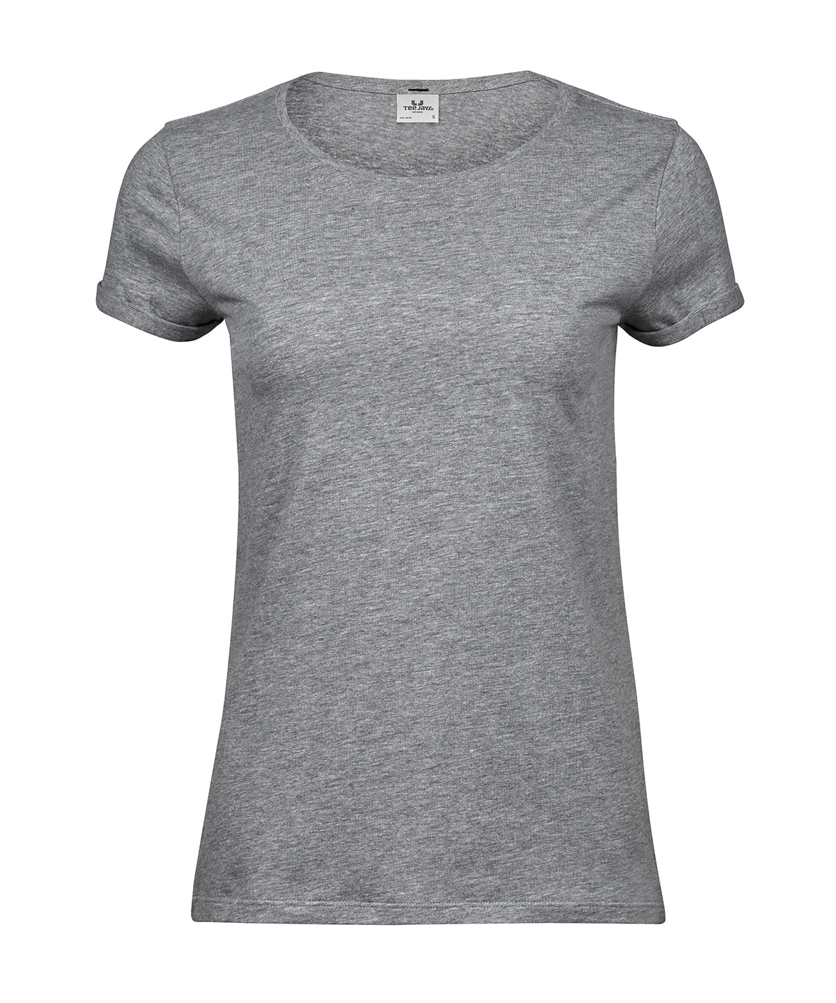 Stuttermabolur Tee Jays TJ047 – Heather Grey – 2XL
