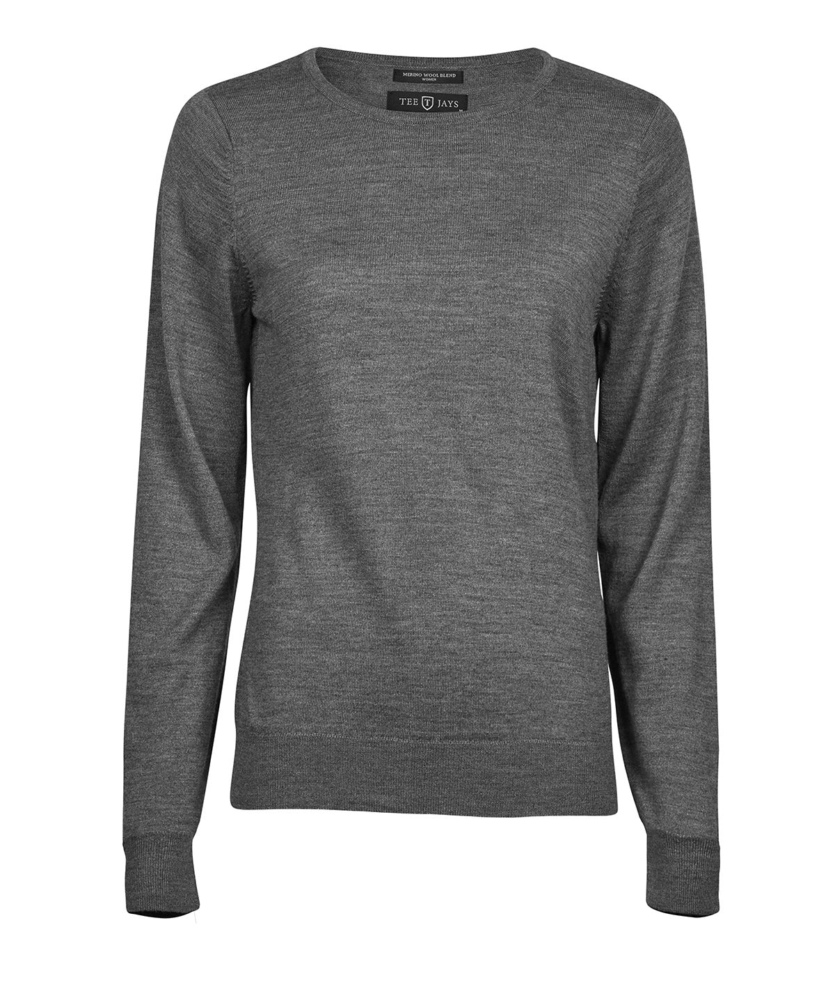 Prjónapeysa Tee Jays TJ062 – Grey Melange – 2XL