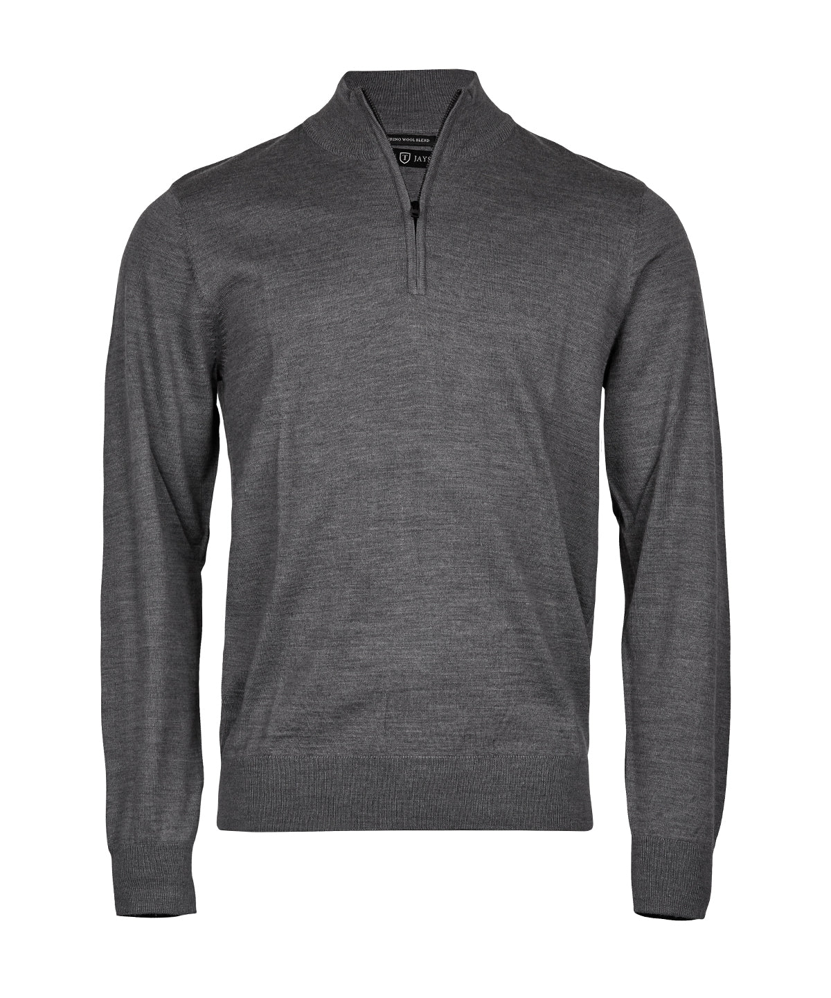 Prjónapeysa Tee Jays TJ063 – Grey Melange – 3XL