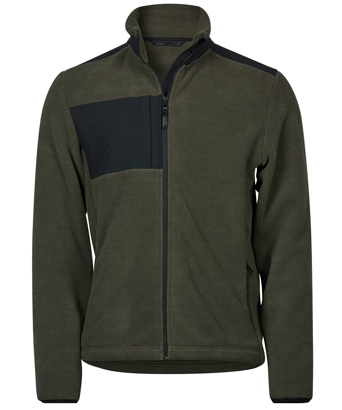 Flíspeysa Tee Jays TJ086 – Deep Green/Black – 3XL