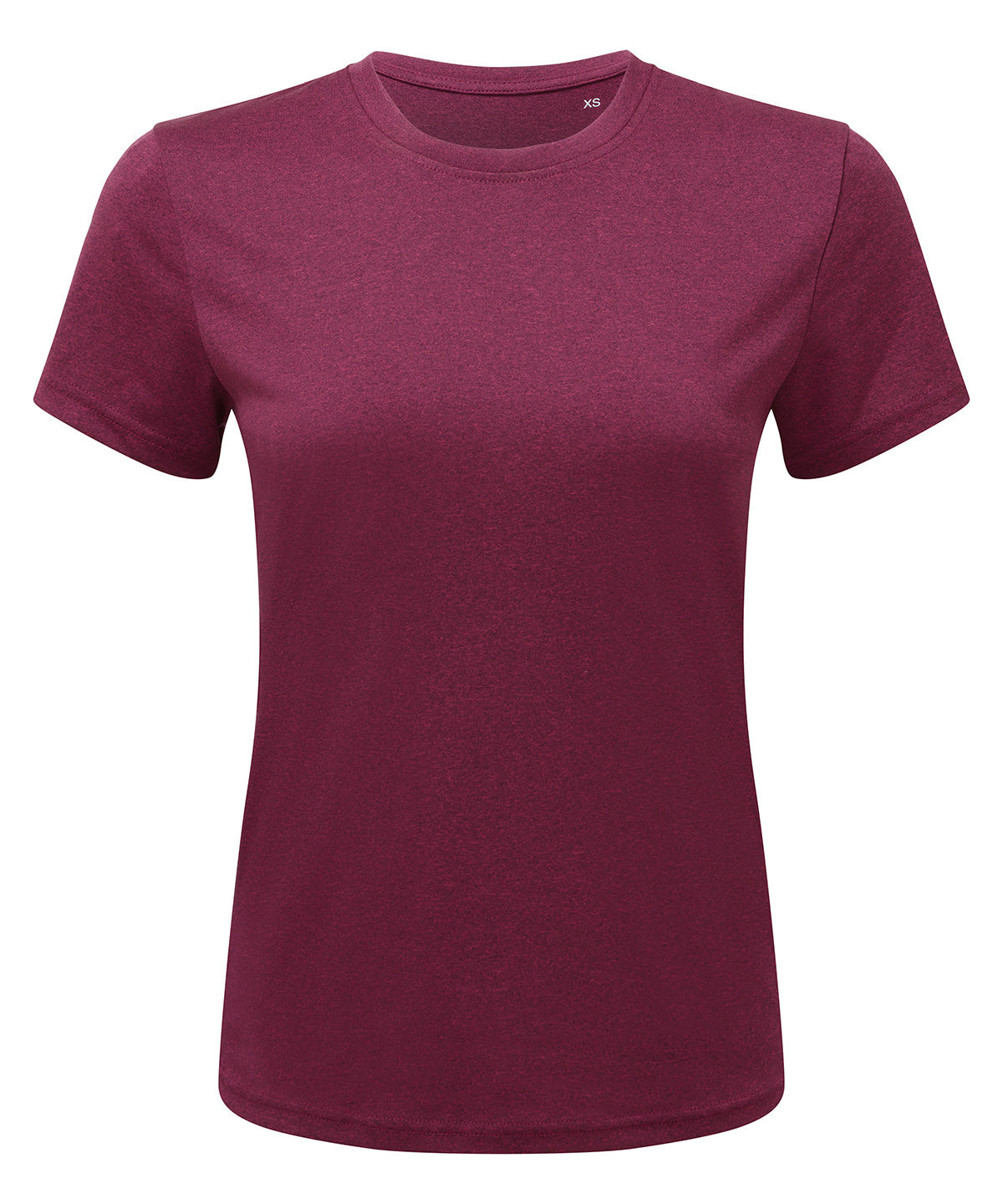 Stuttermabolur TriDri TR020 – Raspberry/Black Melange – 2XL