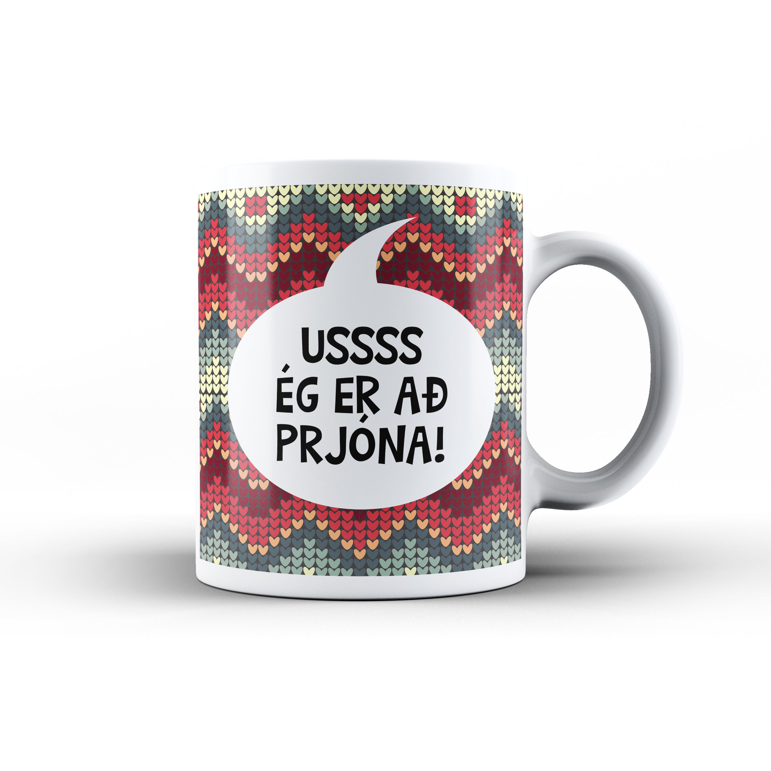 Uss ég er að prjóna! - Bolli