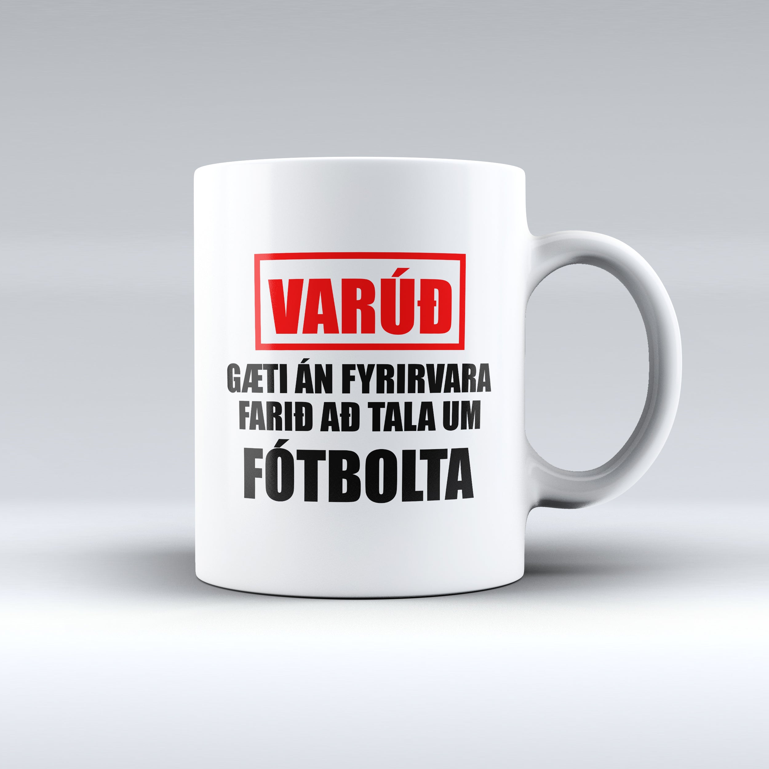 VARÚÐ Gæti án fyrirvara farið að tala um fótbolta - Bolli