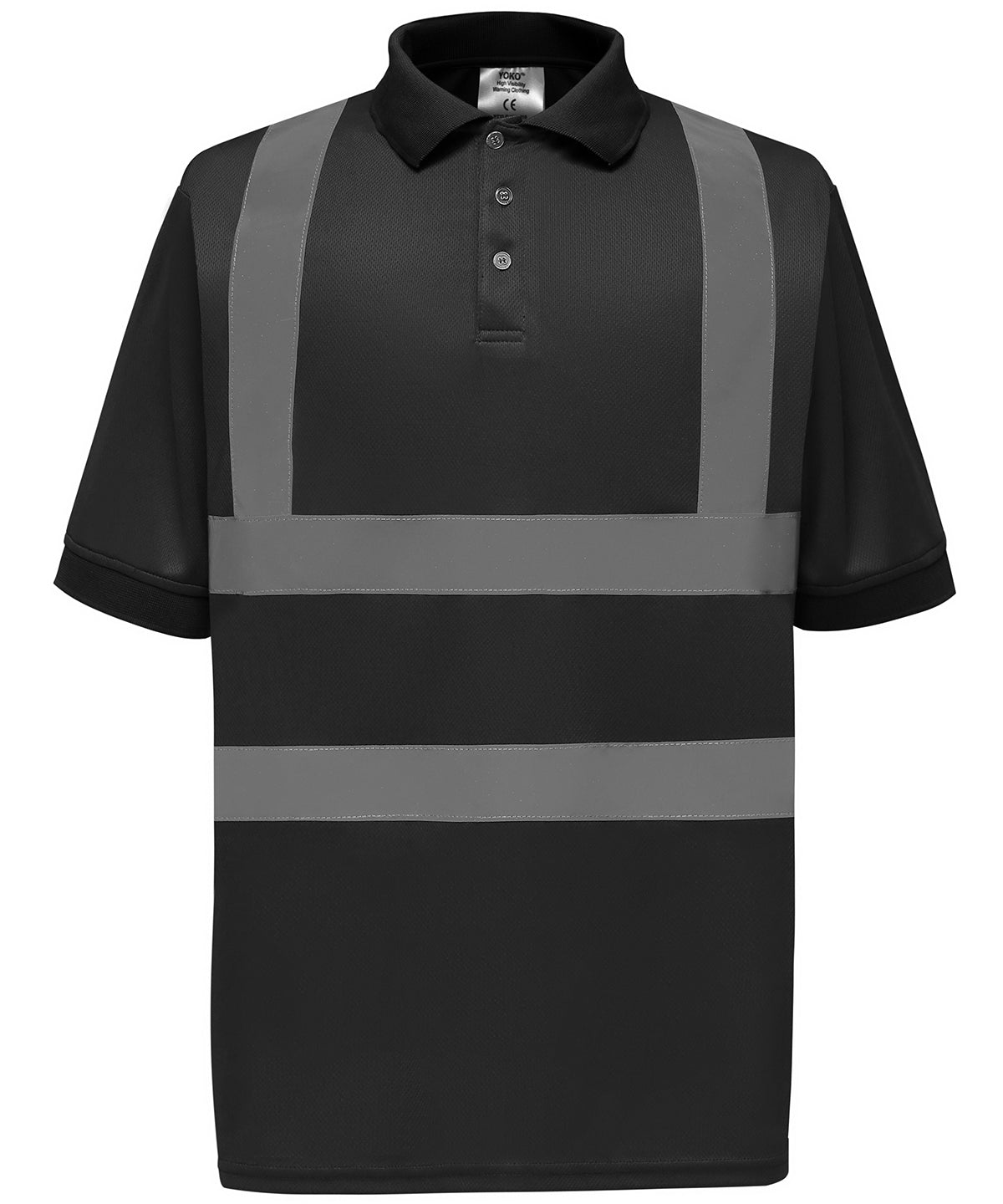 Pólóbolur Yoko YK020 – Svartur – 5XL