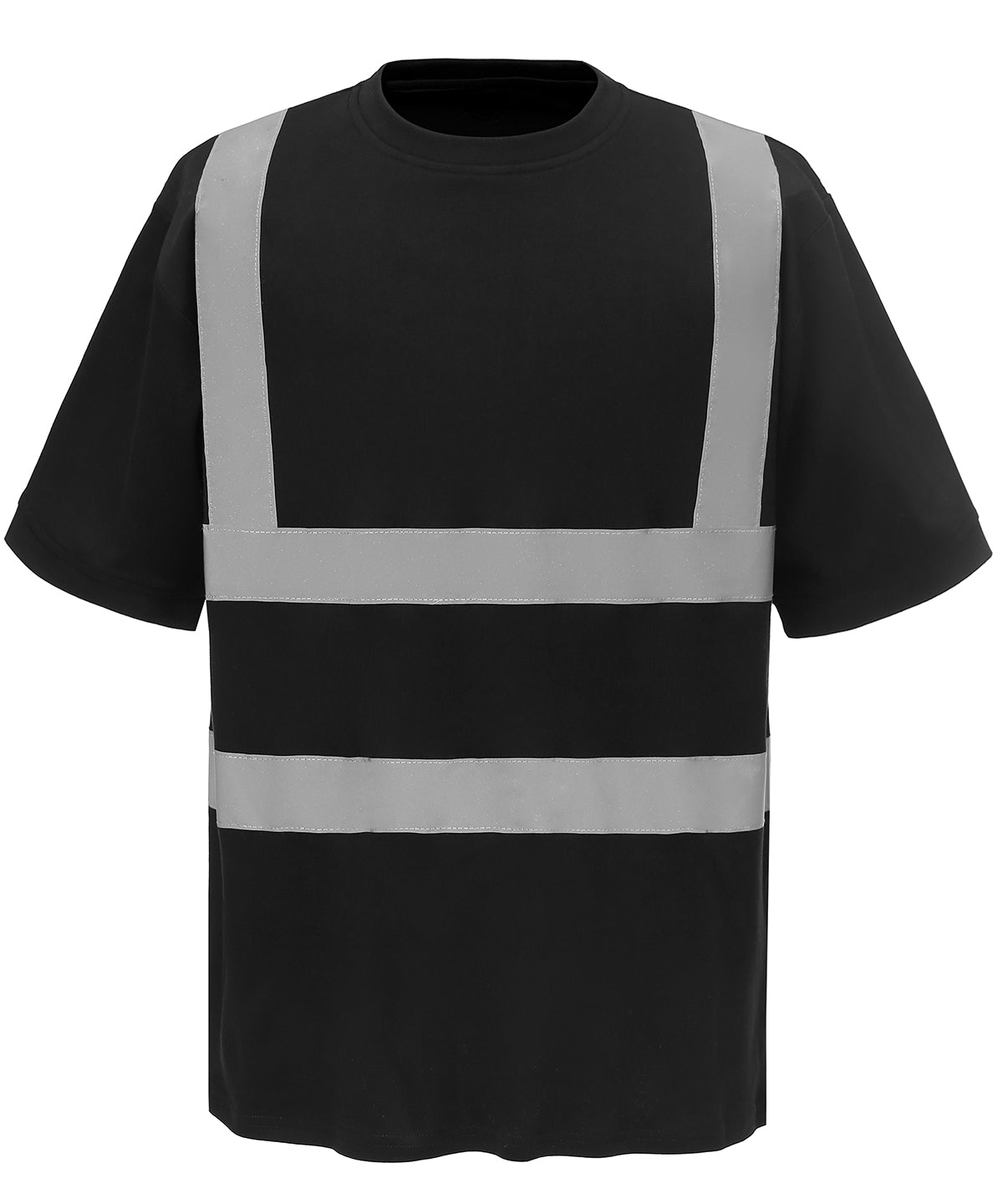 Stuttermabolur Yoko YK025 – Svartur – 6XL