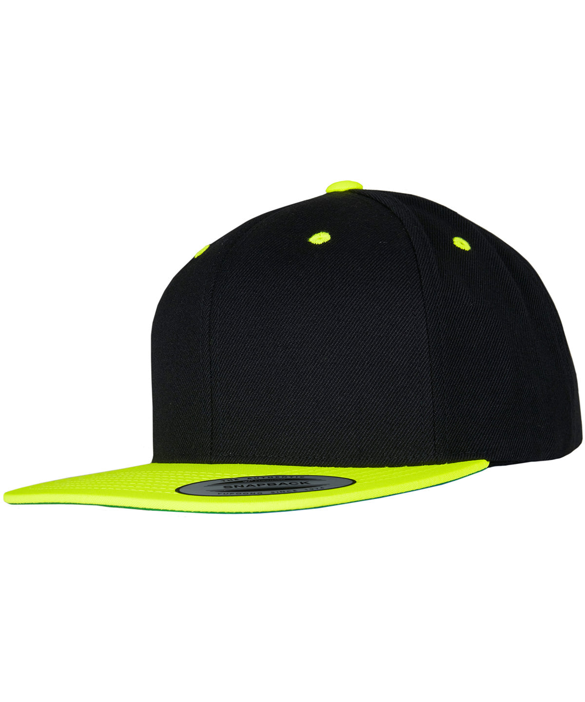 Derhúfa Flexfit by Yupoong YP002 – Black/Neon Yellow – One size