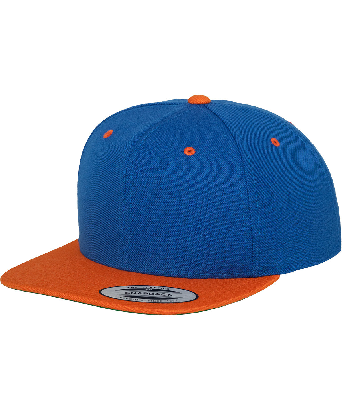 Derhúfa Flexfit by Yupoong YP002 – Royal/Orange – One size