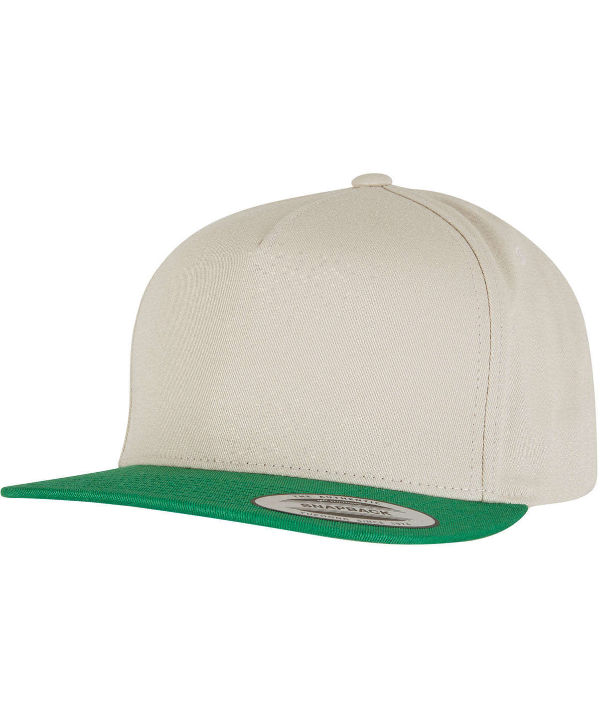 Derhúfa Flexfit by Yupoong YP019 – Beige/Green – One size