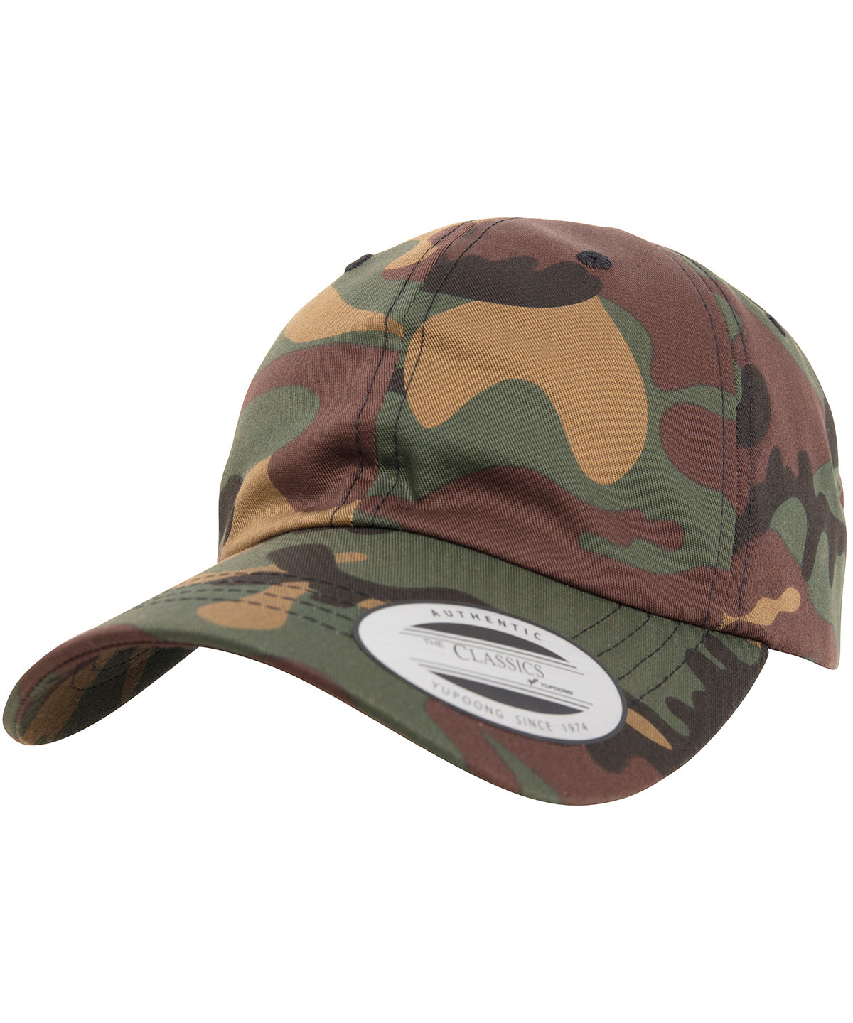 Derhúfa Flexfit by Yupoong YP022 – Green Camo – One size