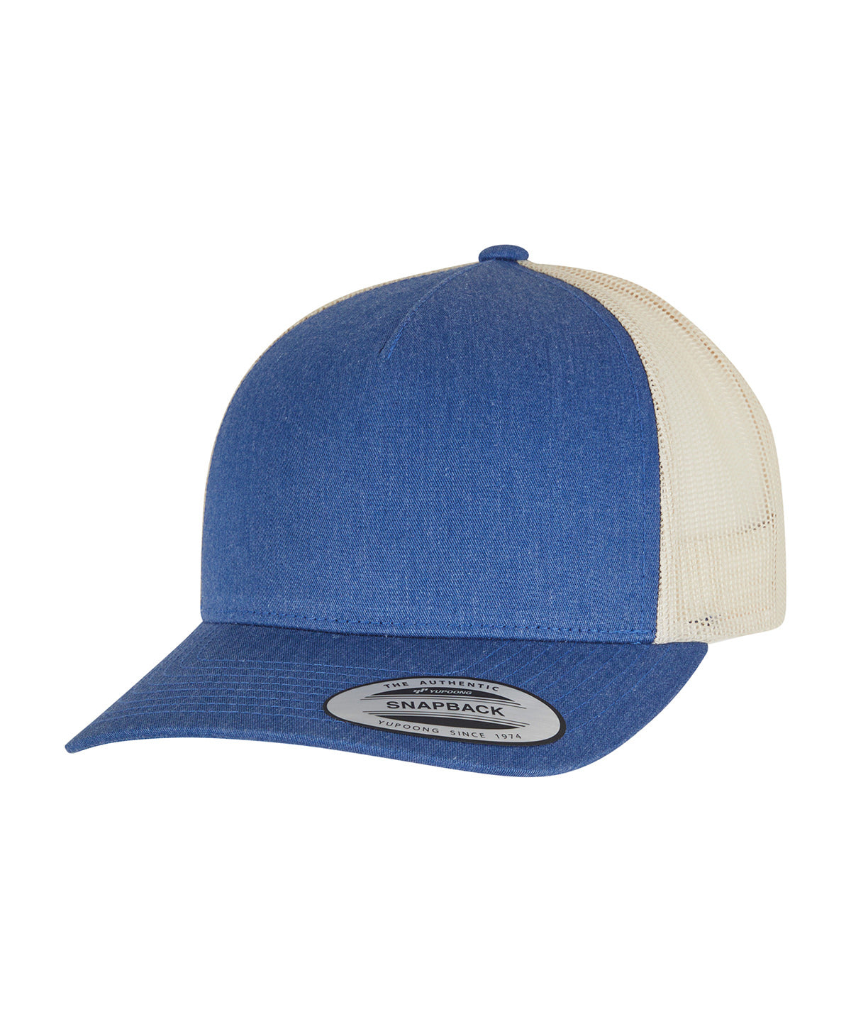 Derhúfa Flexfit by Yupoong YP125 – Blue/Beige – One size