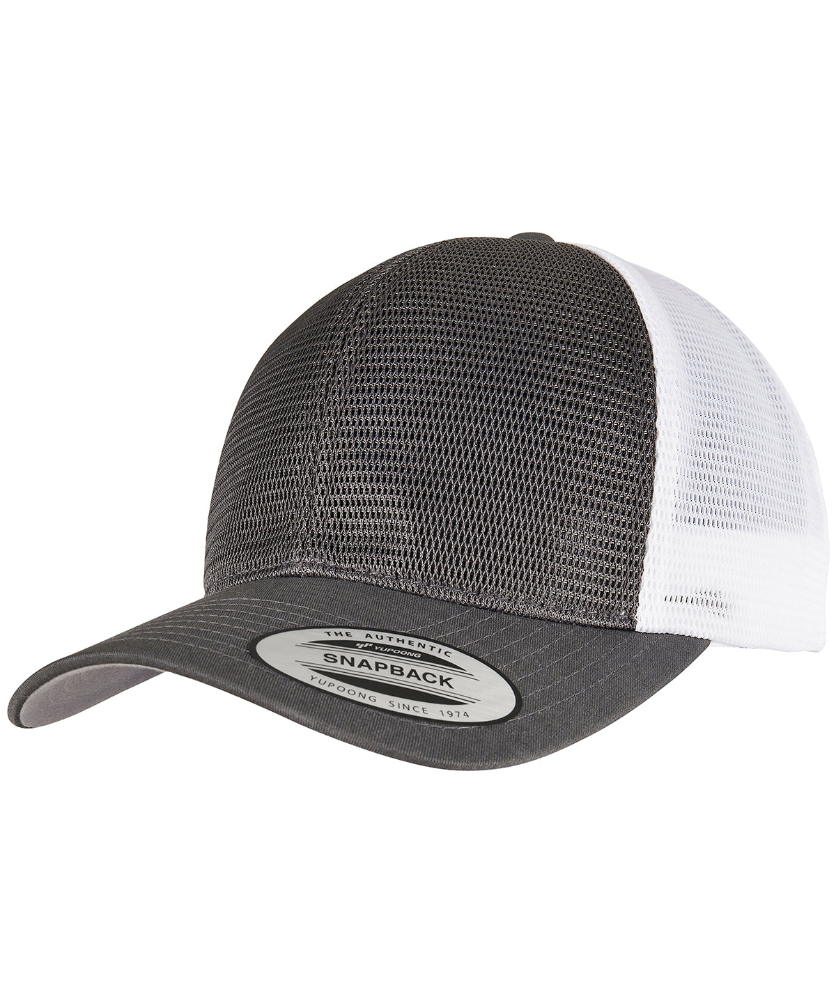Derhúfa Flexfit by Yupoong YP162 – Charcoal/White – One size