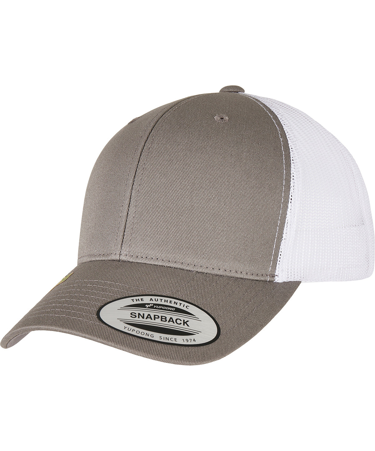 Derhúfa Flexfit by Yupoong YP164 – Grey/White – One size