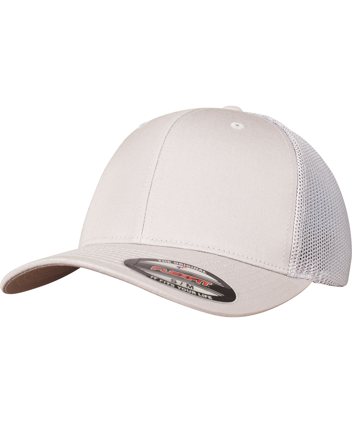 Derhúfa Flexfit by Yupoong YP179 – Silfurgrár – L/XL