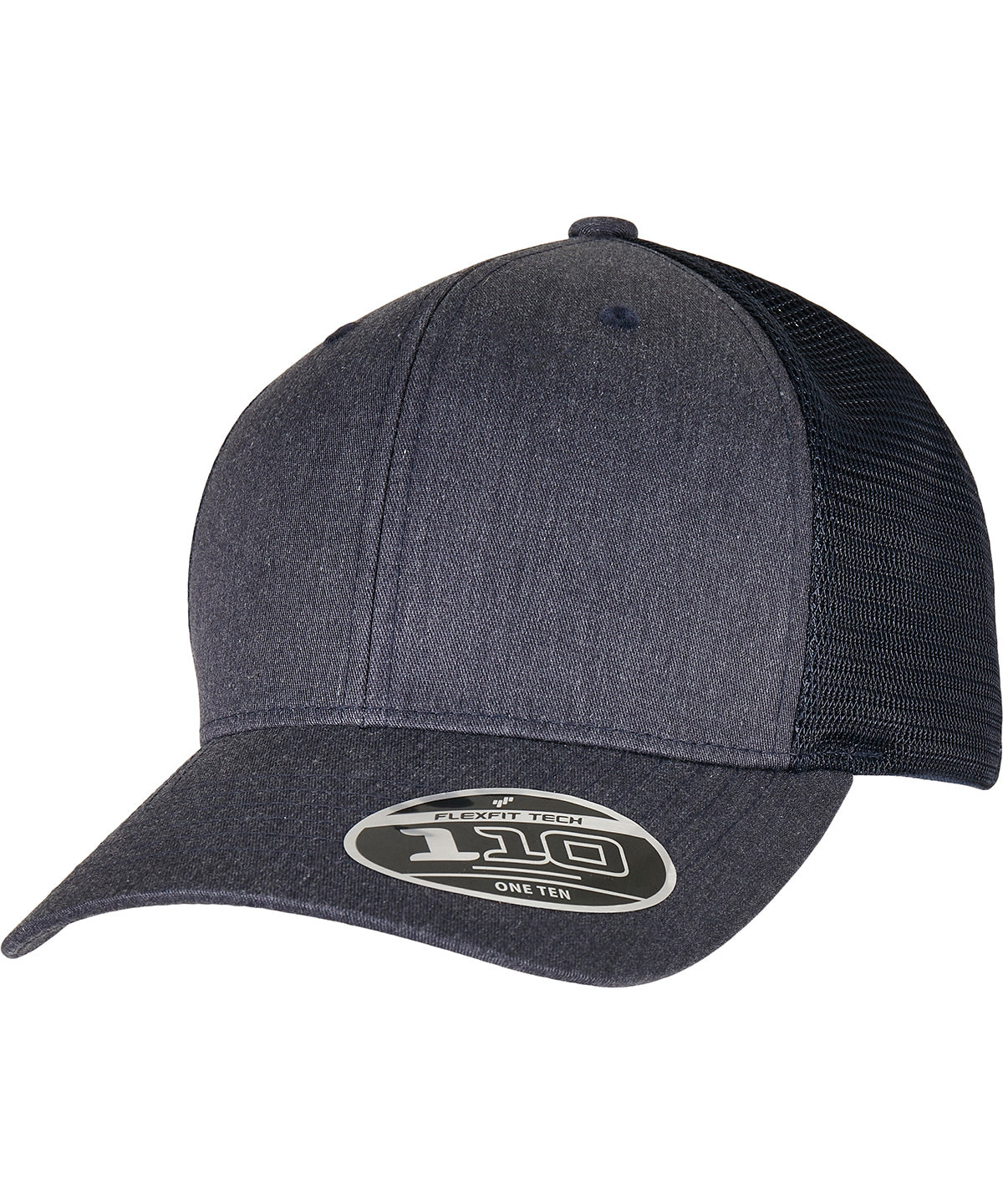 Derhúfa Flexfit by Yupoong YP185 – Heather/Navy – One size