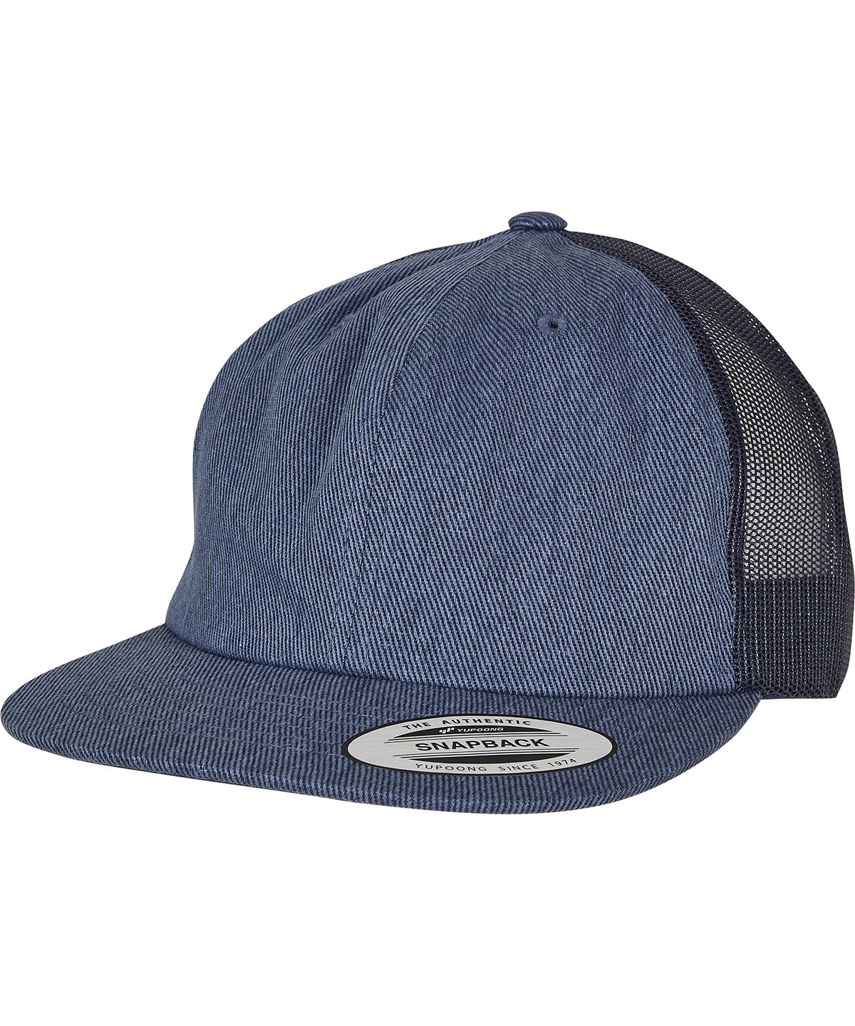 Derhúfa Flexfit by Yupoong YP209 – Blue Raw – One size