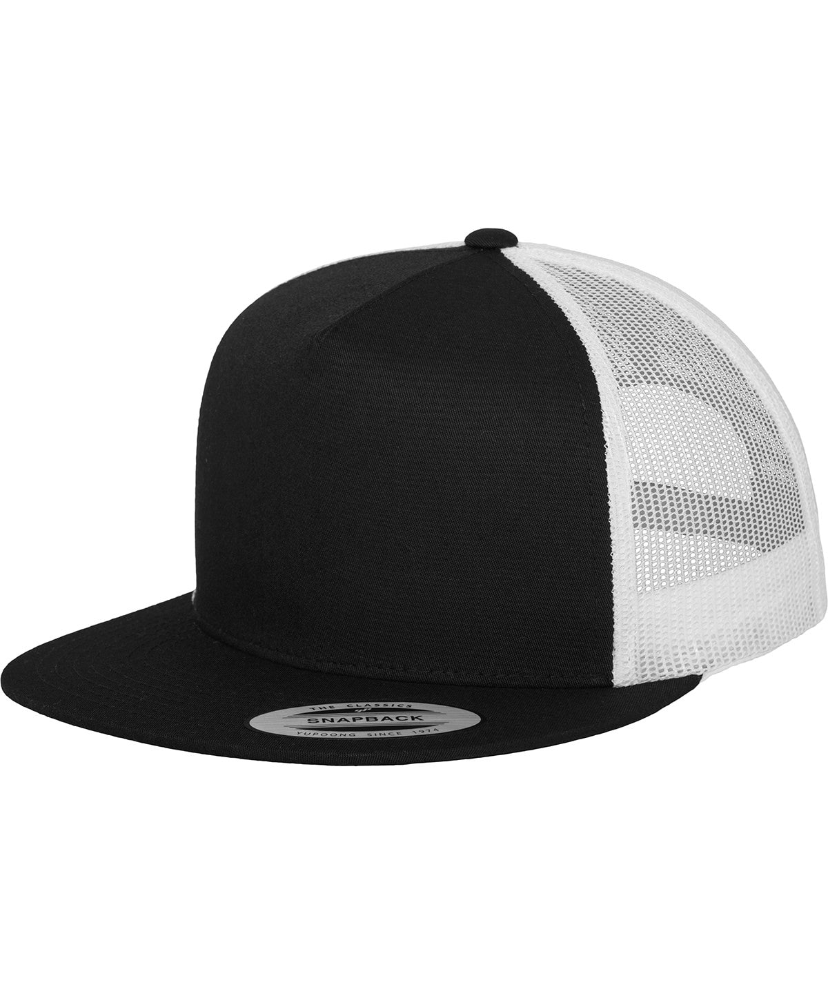 Derhúfa Flexfit by Yupoong YP211 – Black/White – One size