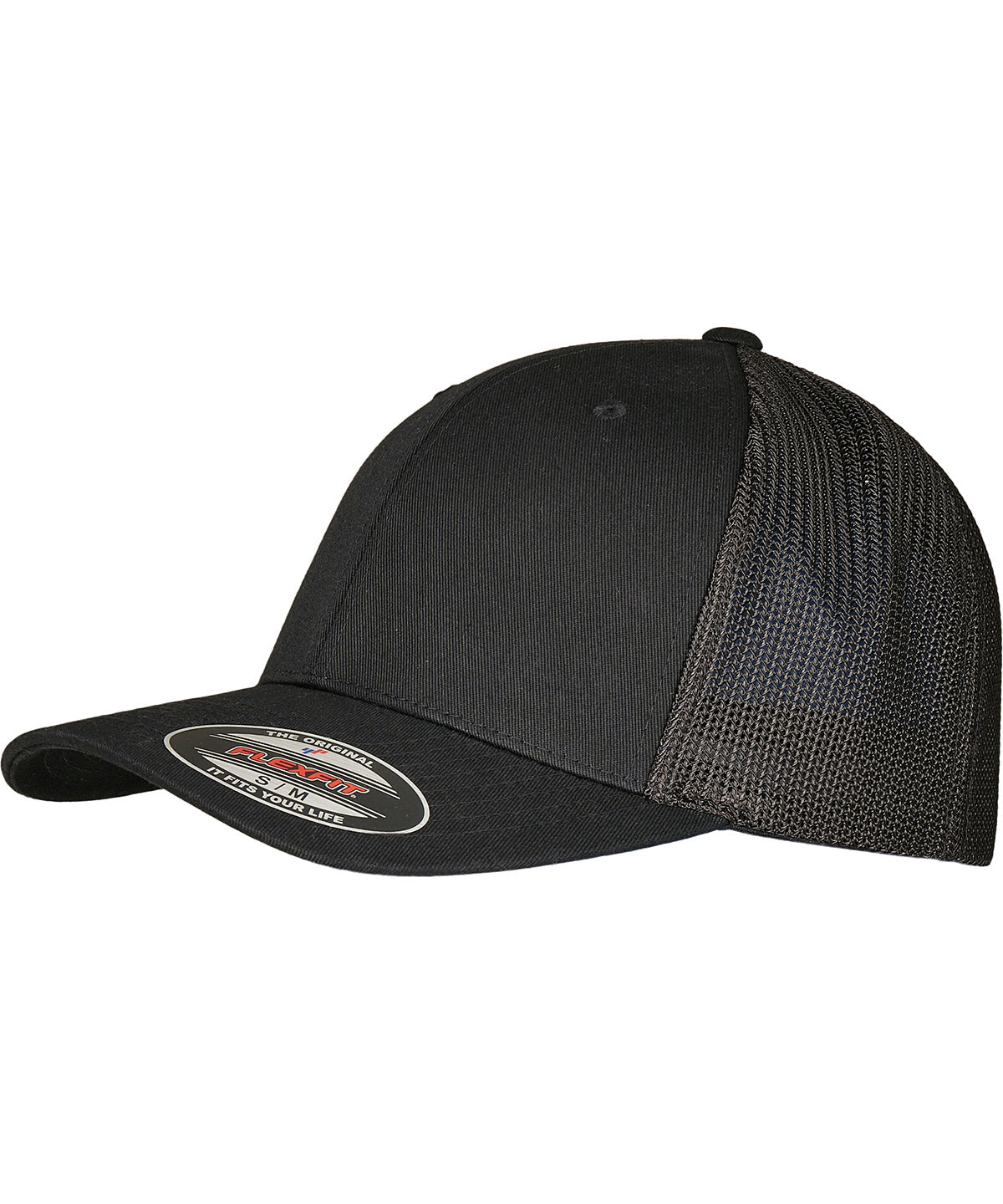 Derhúfa Flexfit by Yupoong YP231 – Black/Black – One size