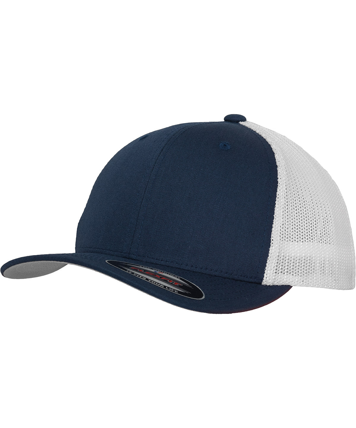 Derhúfa Flexfit by Yupoong YP232 – Navy/White – S/M