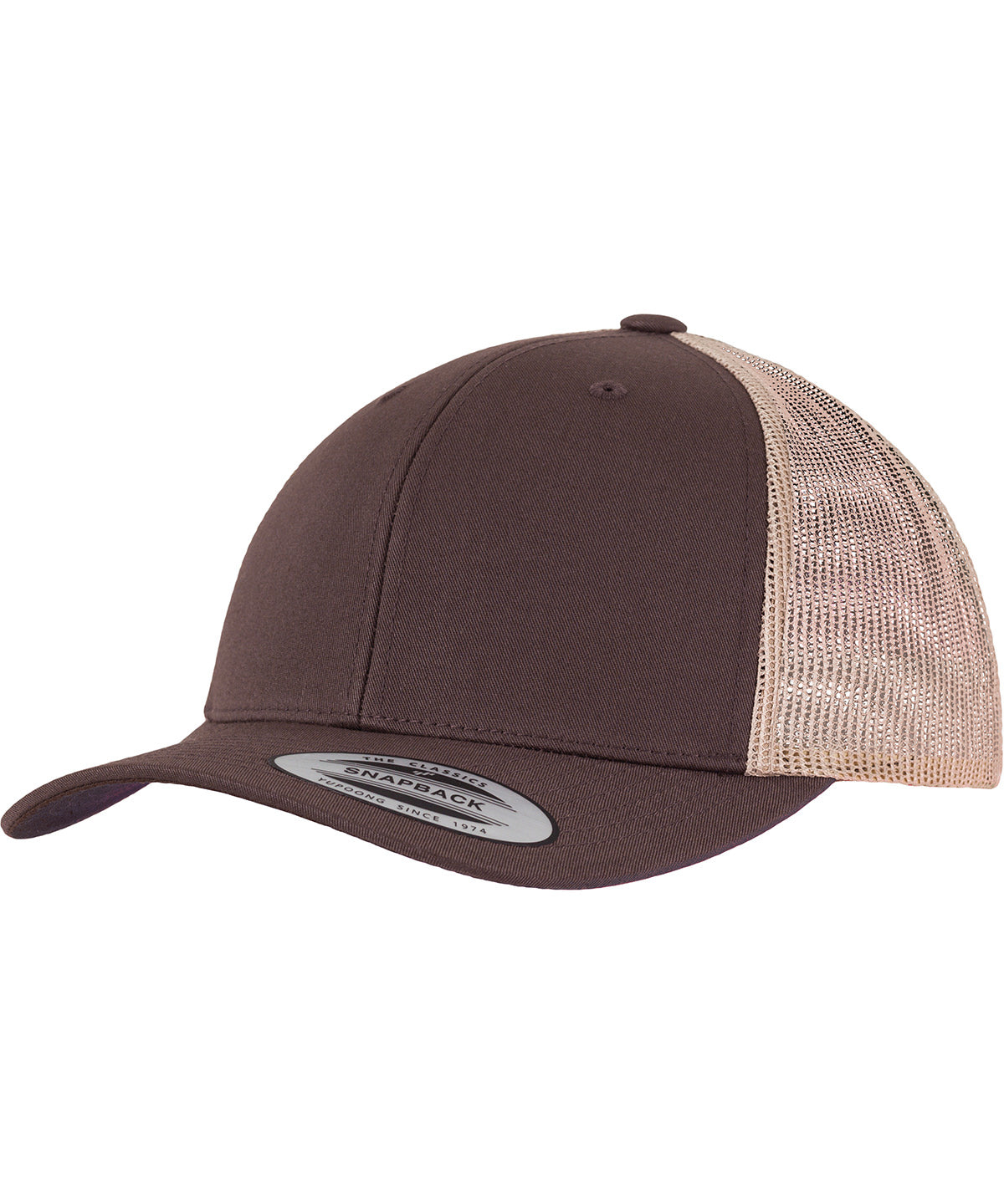 Derhúfa Flexfit by Yupoong YP237 – Brown/Khaki – One size