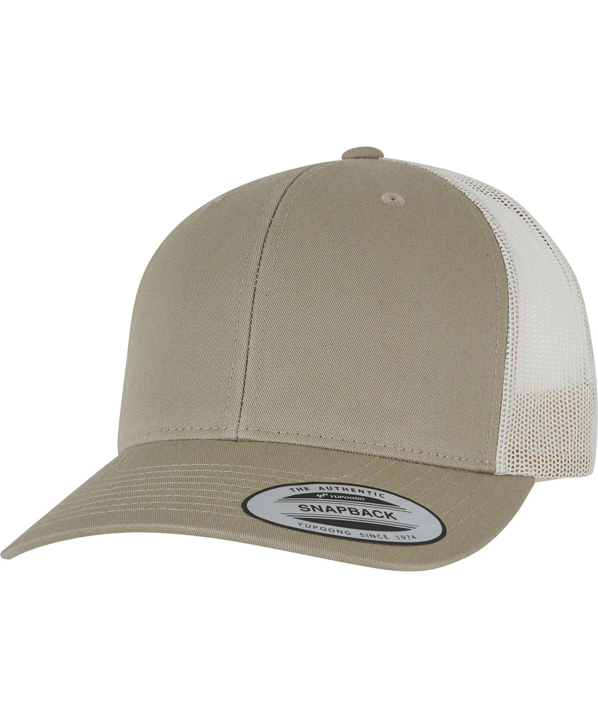 Derhúfa Flexfit by Yupoong YP237 – Pale Khaki/Birch – One size