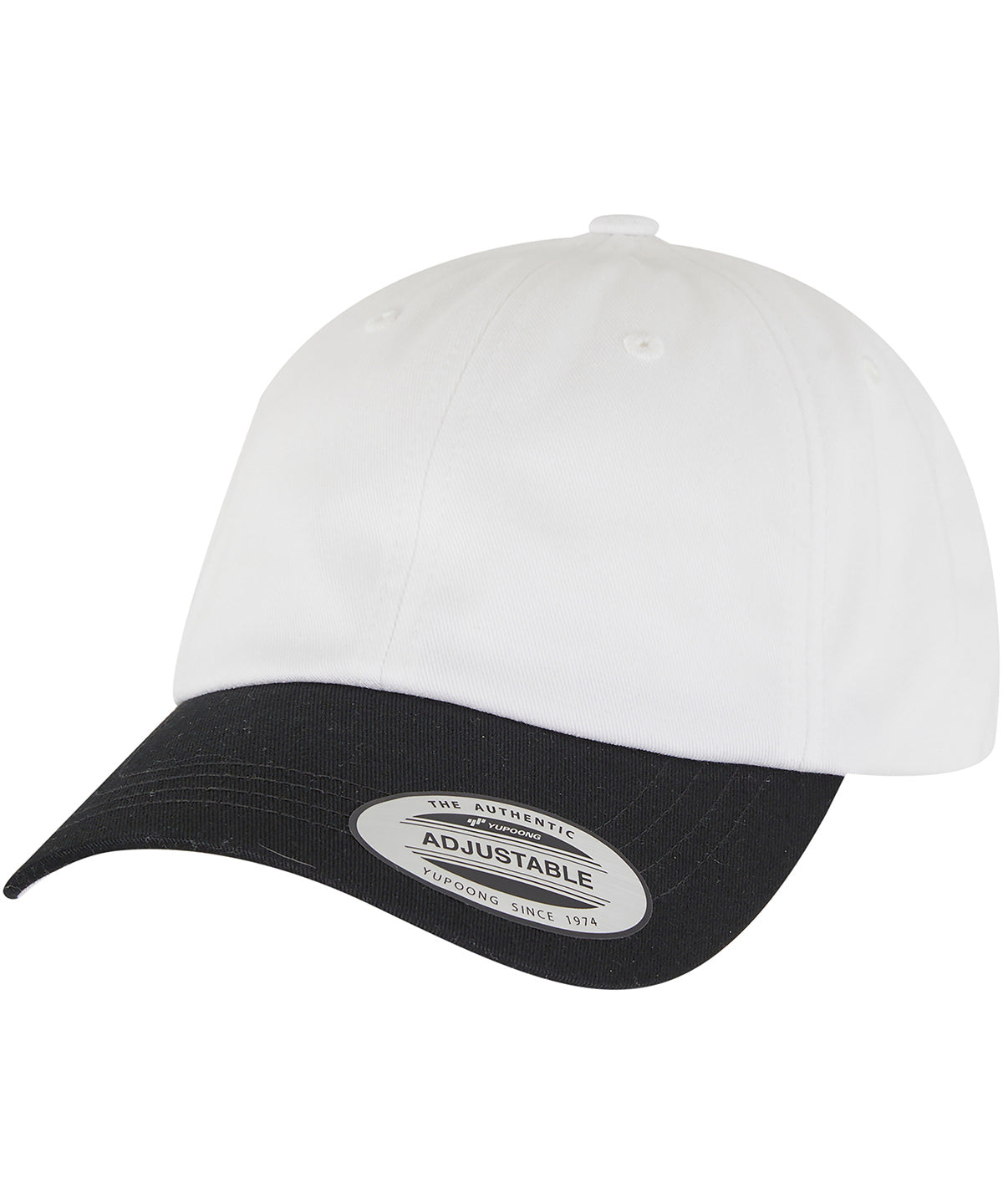 Derhúfa Flexfit by Yupoong YP266 – White/Black – One size
