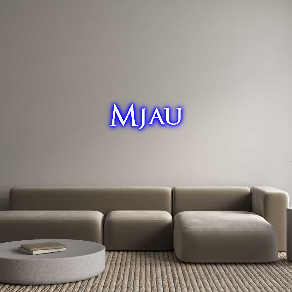 Custom Neon: Mjau