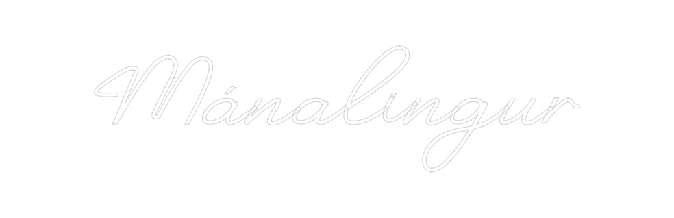 Custom Neon: Mánalingur