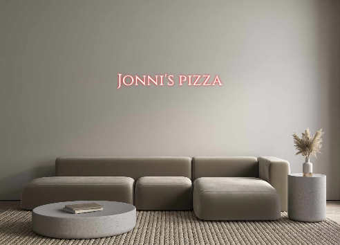 Custom Neon: Jonni's pizza