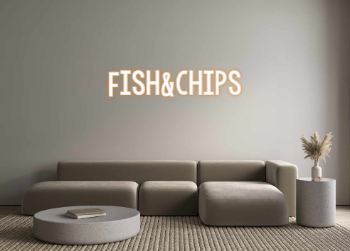 Custom Neon: Fish&chips