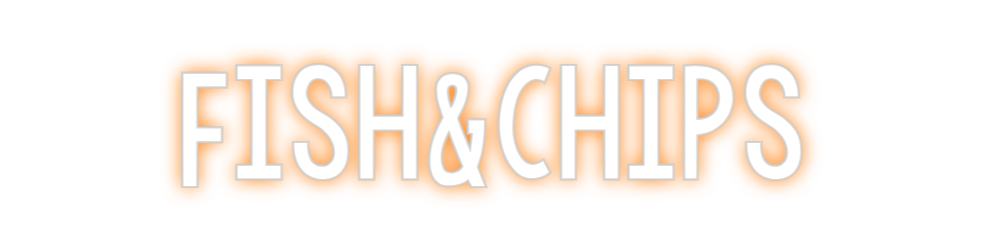 Custom Neon: Fish&chips