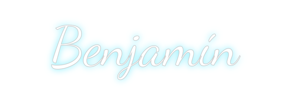 Custom Neon: Benjamín