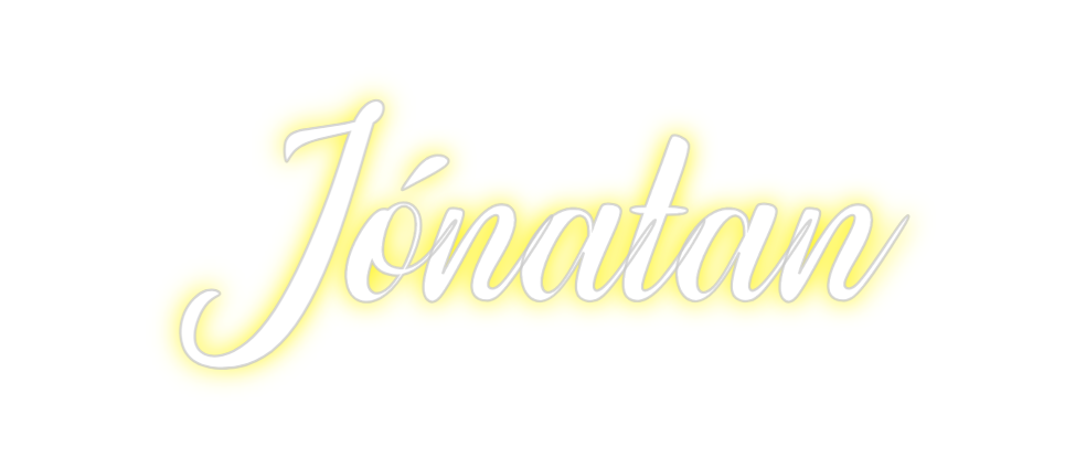 Custom Neon: Jónatan