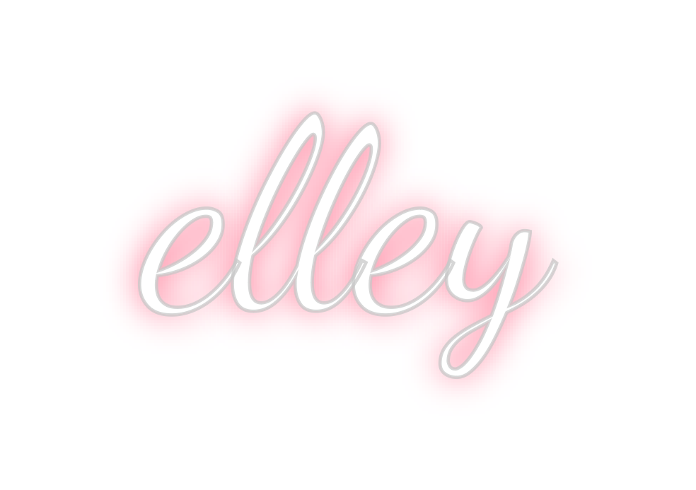 Custom Neon: elley